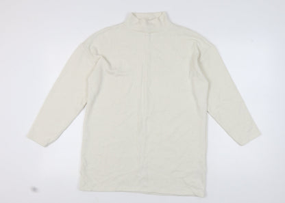 Womens UK Size S Zara Ivory Pullover Jumper