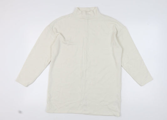 Womens UK Size S Zara Ivory Pullover Jumper