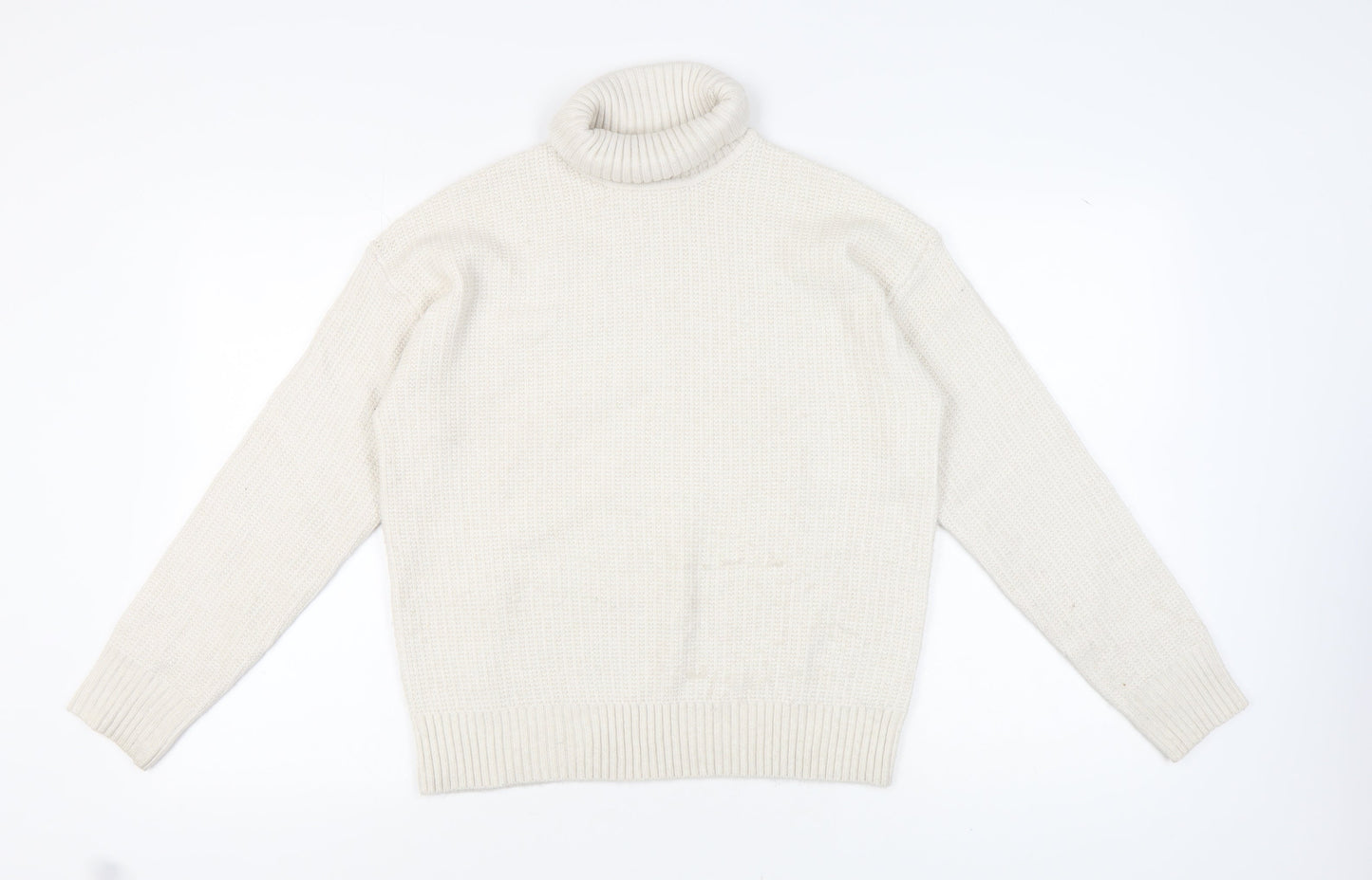 Womens UK Size M Marks and Spencer Ivory Pullover Jumper