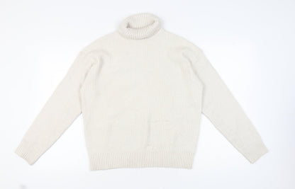 Womens UK Size M Marks and Spencer Ivory Pullover Jumper