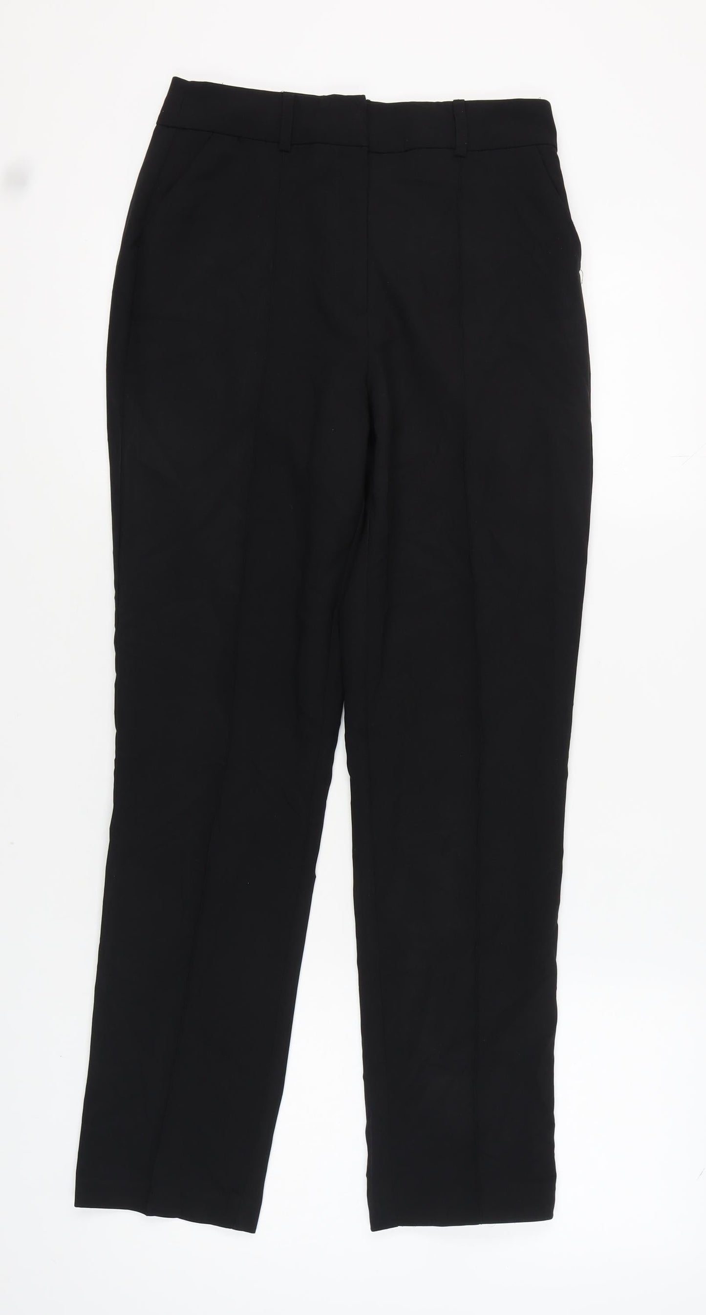 Womens UK Size 10 ASOS Regular Fit  Black Trousers