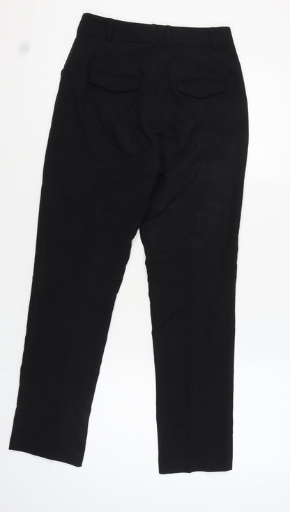 Womens UK Size 10 ASOS Regular Fit  Black Trousers