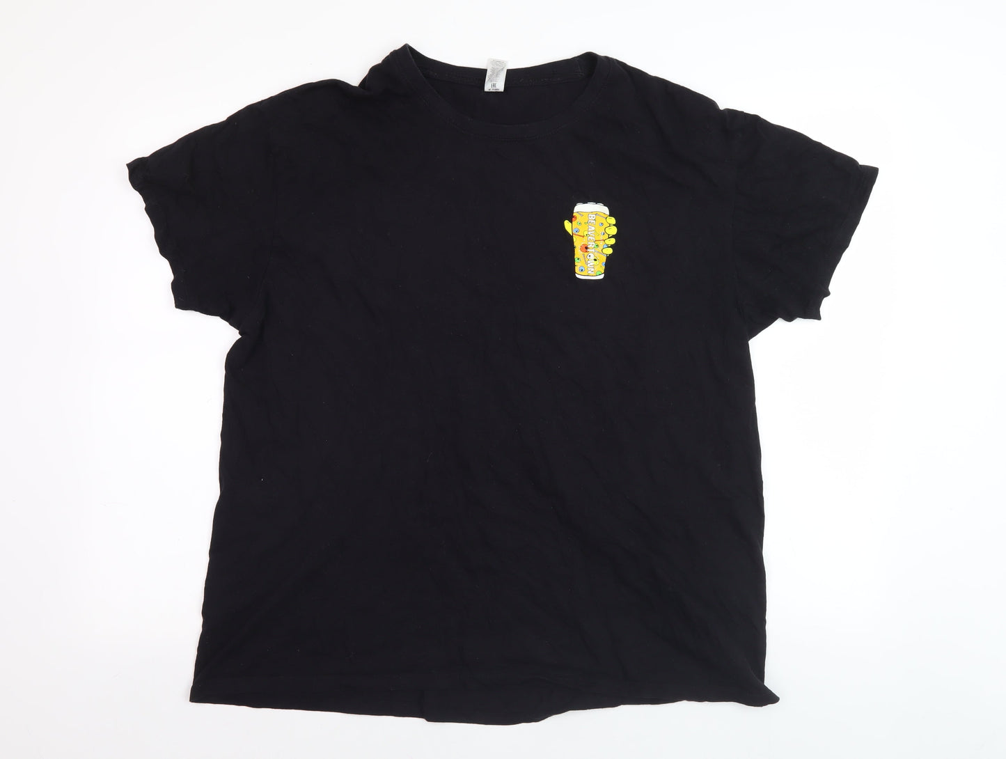 Sol's Men's Black XL Beer Graphic T-Shirt