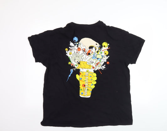 Sol's Men's Black XL Beer Graphic T-Shirt