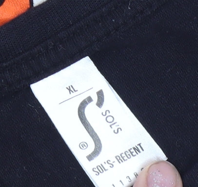 Sol's Men's Black XL Beer Graphic T-Shirt