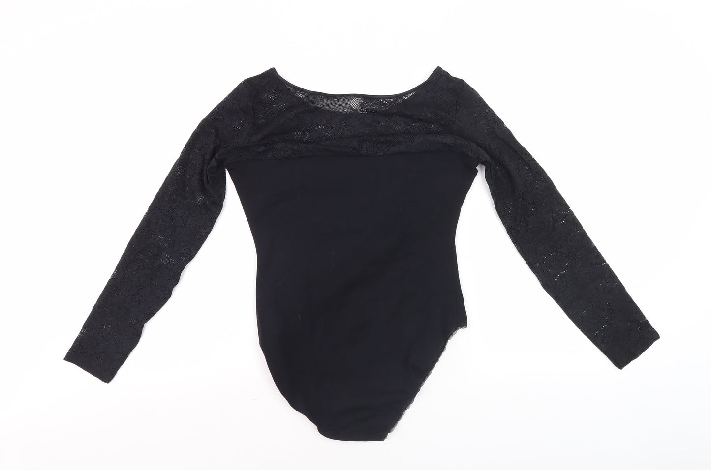 Marks and Spencer Women's Black Lace Bodysuit Size 16