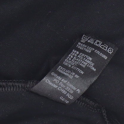 Marks and Spencer Women's Black Lace Bodysuit Size 16