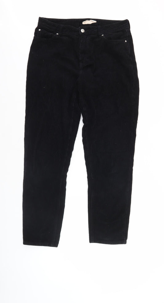 Topshop Men's Black Corduroy Trousers Size M