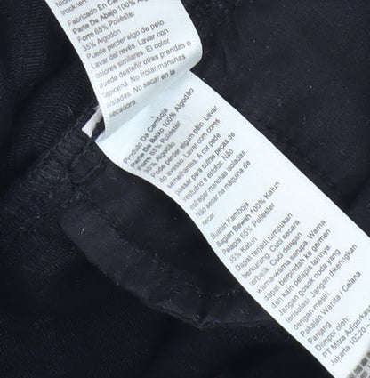 Topshop Men's Black Corduroy Trousers Size M