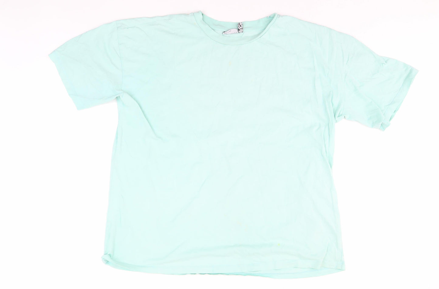 Unisex Adults UK Size 12 ASOS DESIGN Blue Basic T-Shirt