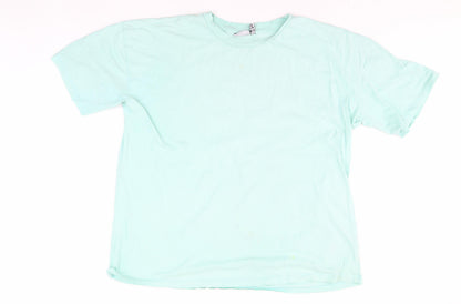 Unisex Adults UK Size 12 ASOS DESIGN Blue Basic T-Shirt