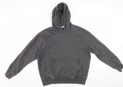 Mens UK Size S ASOS DESIGN Grey Pullover Hoodie
