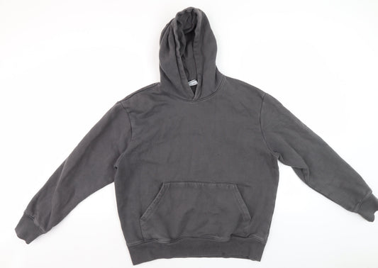 Mens UK Size S ASOS DESIGN Grey Pullover Hoodie