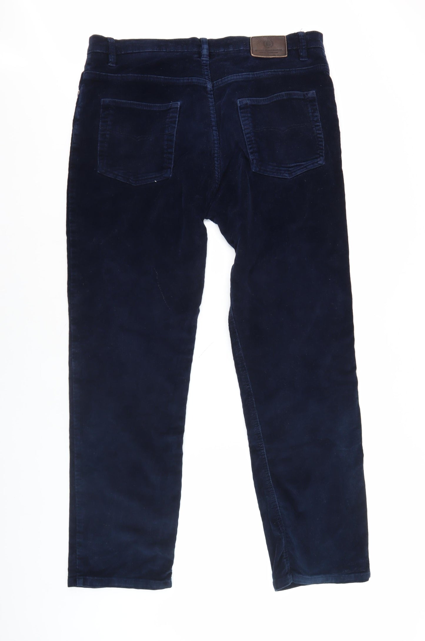 Marks and Spencer Men's Blue Corduroy Trousers 36