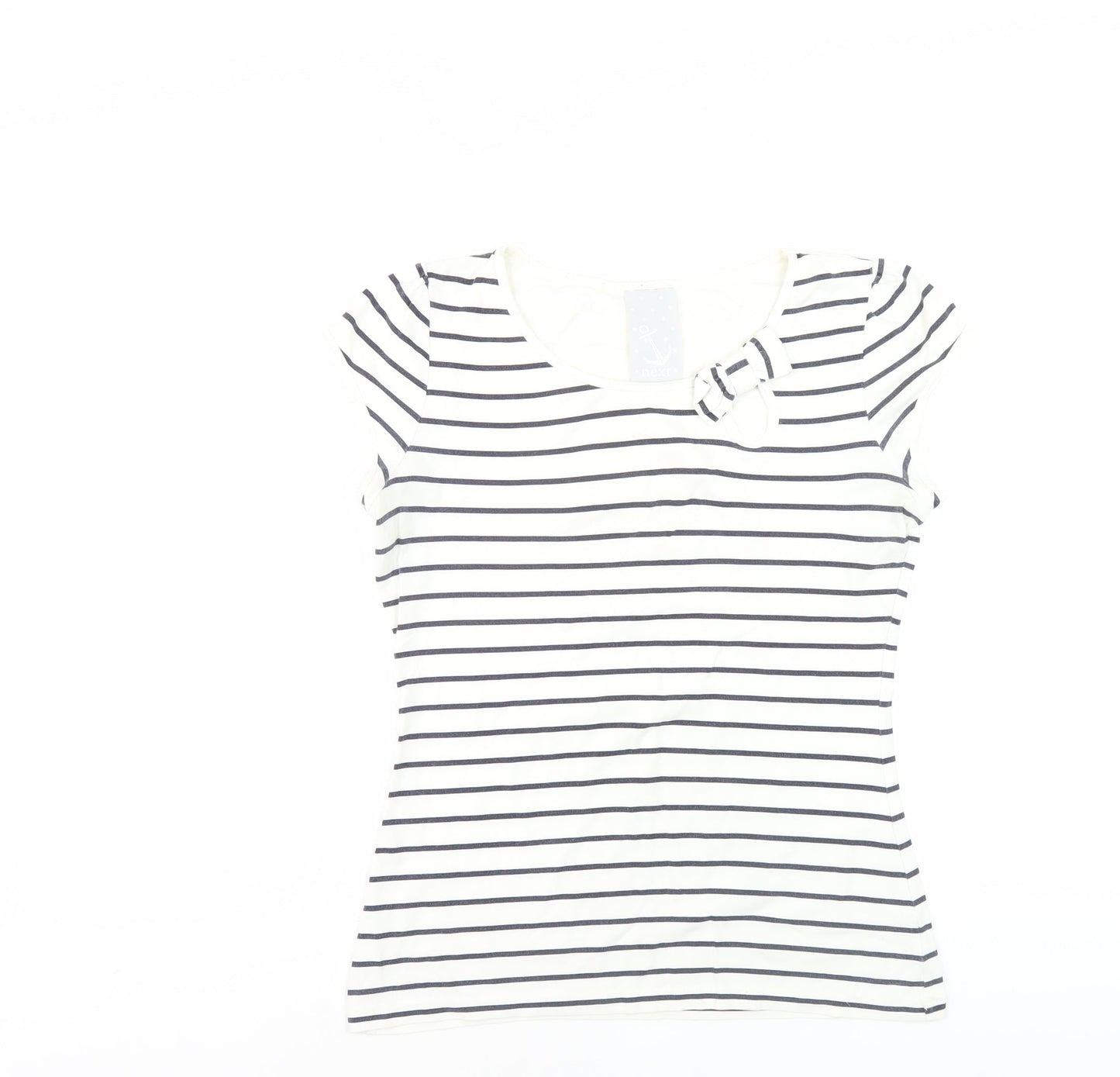 Womens UK Size 12 NEXT White Basic T-Shirt