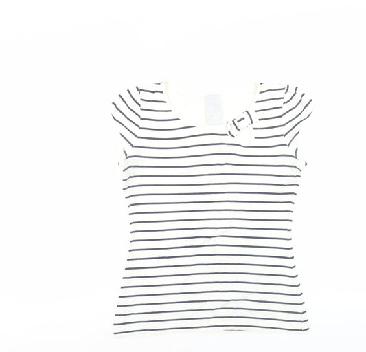 Womens UK Size 12 NEXT White Basic T-Shirt