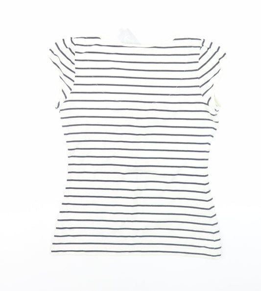 Womens UK Size 12 NEXT White Basic T-Shirt