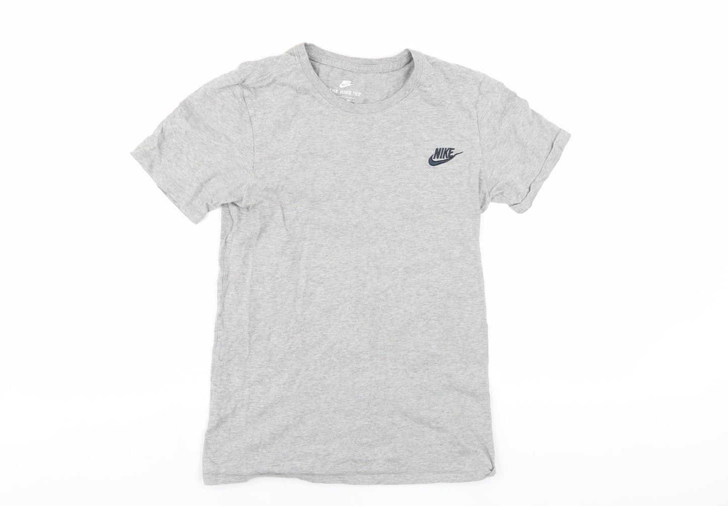 Nike Men’s Grey Athletic Fit Crew Neck T-Shirt