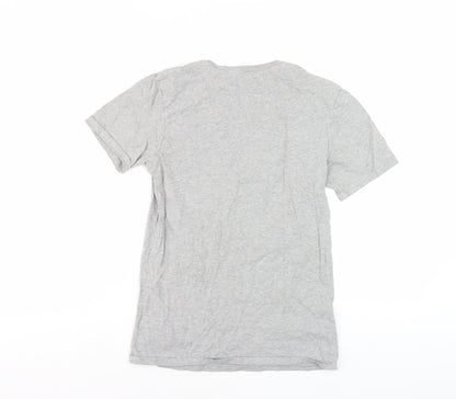 Nike Men’s Grey Athletic Fit Crew Neck T-Shirt