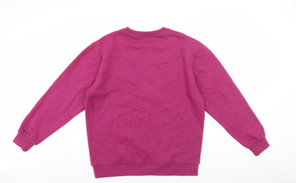 Threadbare Women's Purple Graphic Sweatshirt Size 12