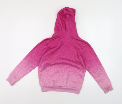Hype Girls Pink Pullover Hoodie - 7-8 Years, Graphic Print