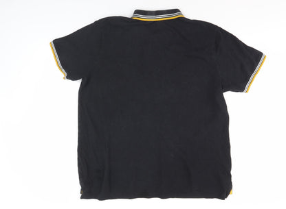 STH SHORE Men's Black Polo XL Cotton Short Sleeve