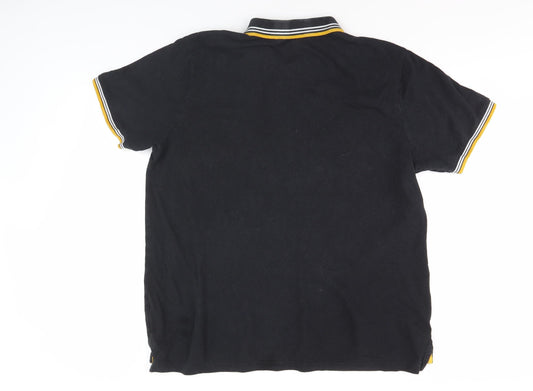 STH SHORE Men's Black Polo XL Cotton Short Sleeve