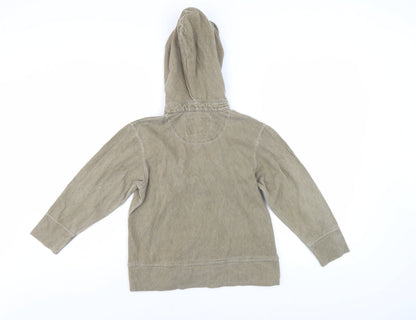 Rocha John Rocha Boys Brown Hoodie 8-9 Years Henley Style
