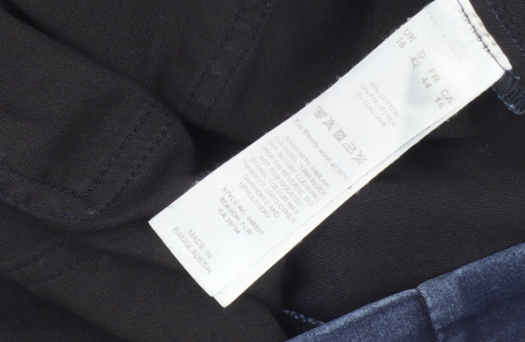 Dash Women's Blue Skinny Jeans Size 16