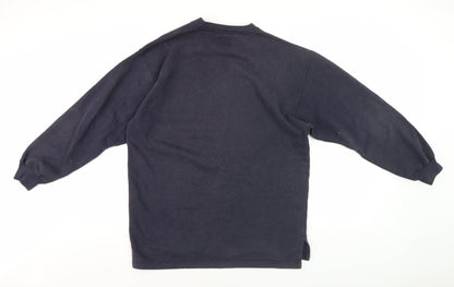 Mens UK Size M Pepe Jeans Black Pullover Sweatshirt
