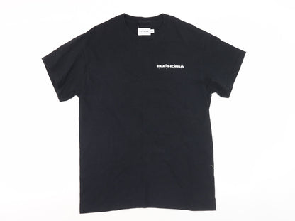 Topman Men's Black Small Space Graphic T-Shirt