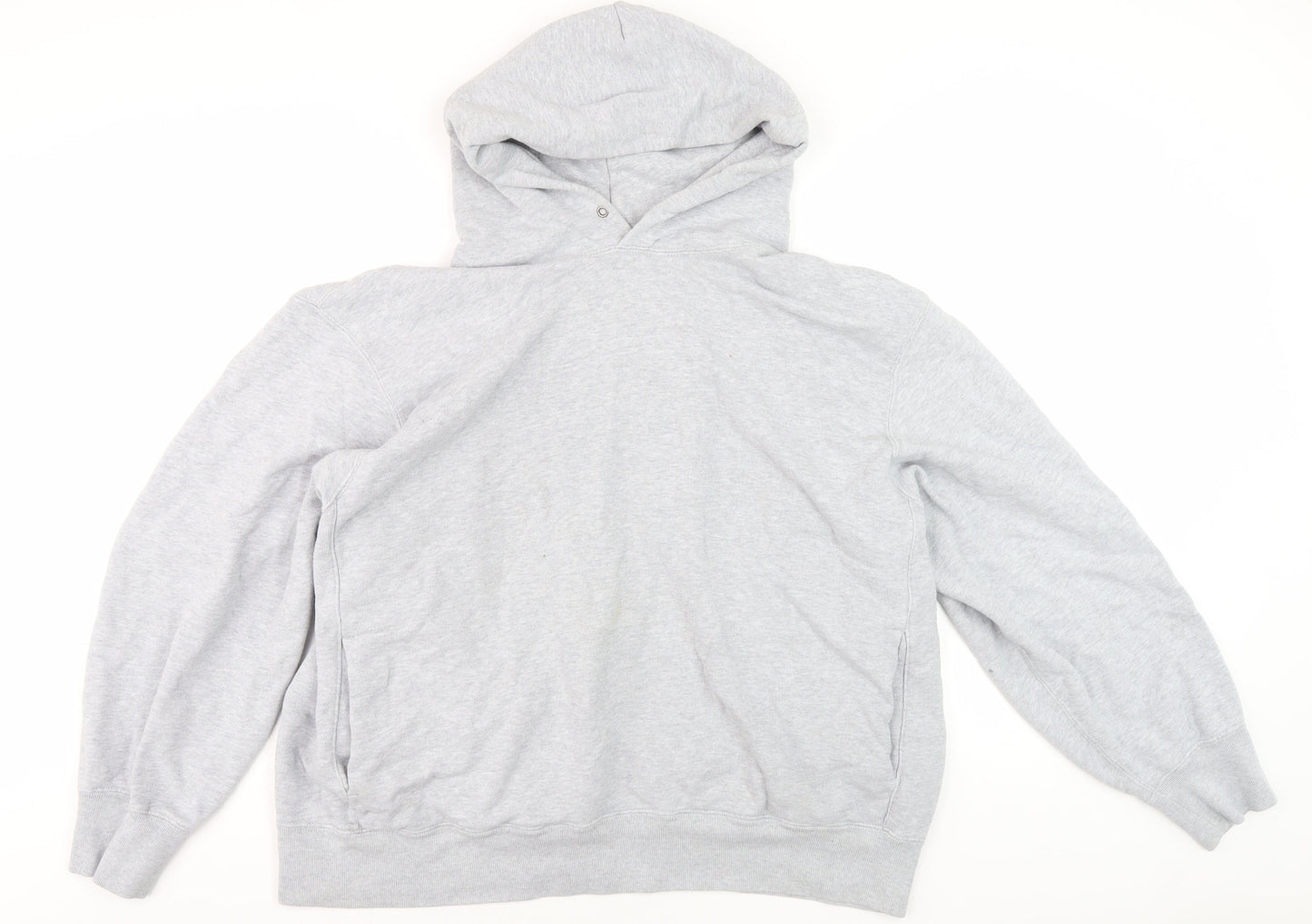 Uniqlo Men's Grey 3XL Pullover Hoodie