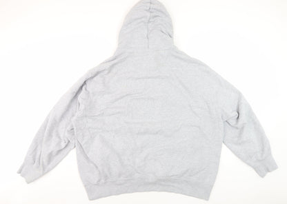 Uniqlo Men's Grey 3XL Pullover Hoodie