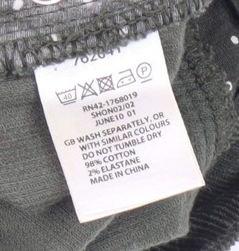 Monsoon Green Corduroy Trousers, Size 12, Unisex