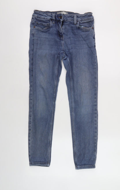 Next Women's Blue Jeans Size 10P Medium Wash