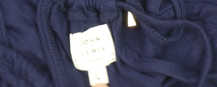 John Lewis Women's Blue Halter Tank Top L Casual