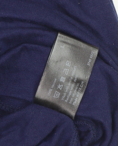 John Lewis Women's Blue Halter Tank Top L Casual