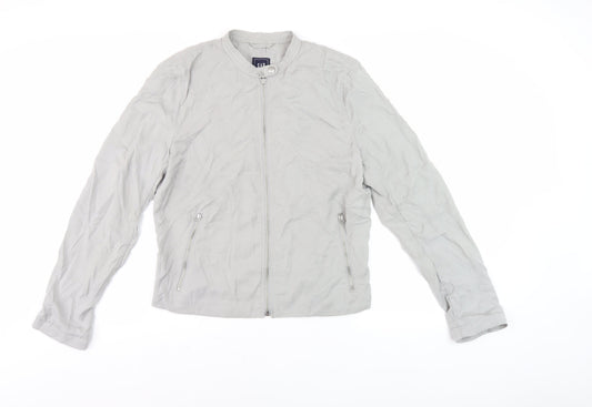 Mens UK Size L Gap Grey Basic Jacket