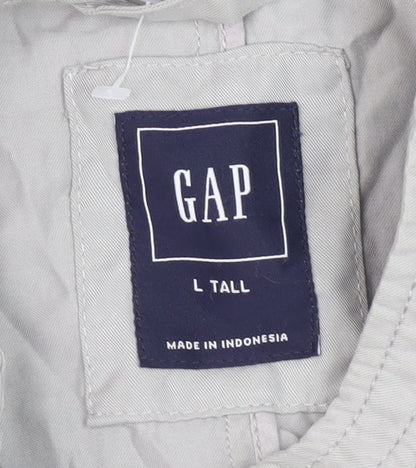 Mens UK Size L Gap Grey Basic Jacket