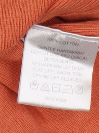 Fenn Wright Manson Women's Orange Wrap Jumper L