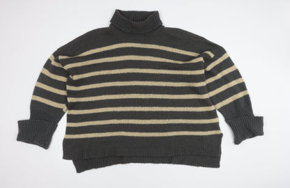 Womens UK Size 18 In the Style Multicoloured Pullover Jumper