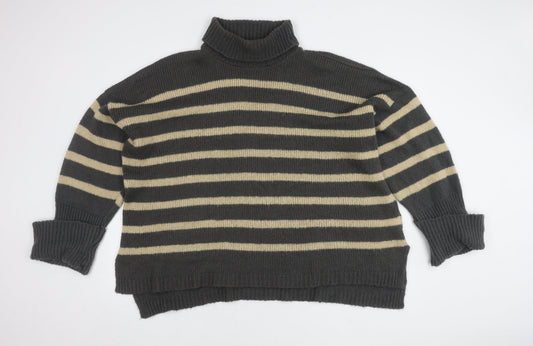 Womens UK Size 18 In the Style Multicoloured Pullover Jumper