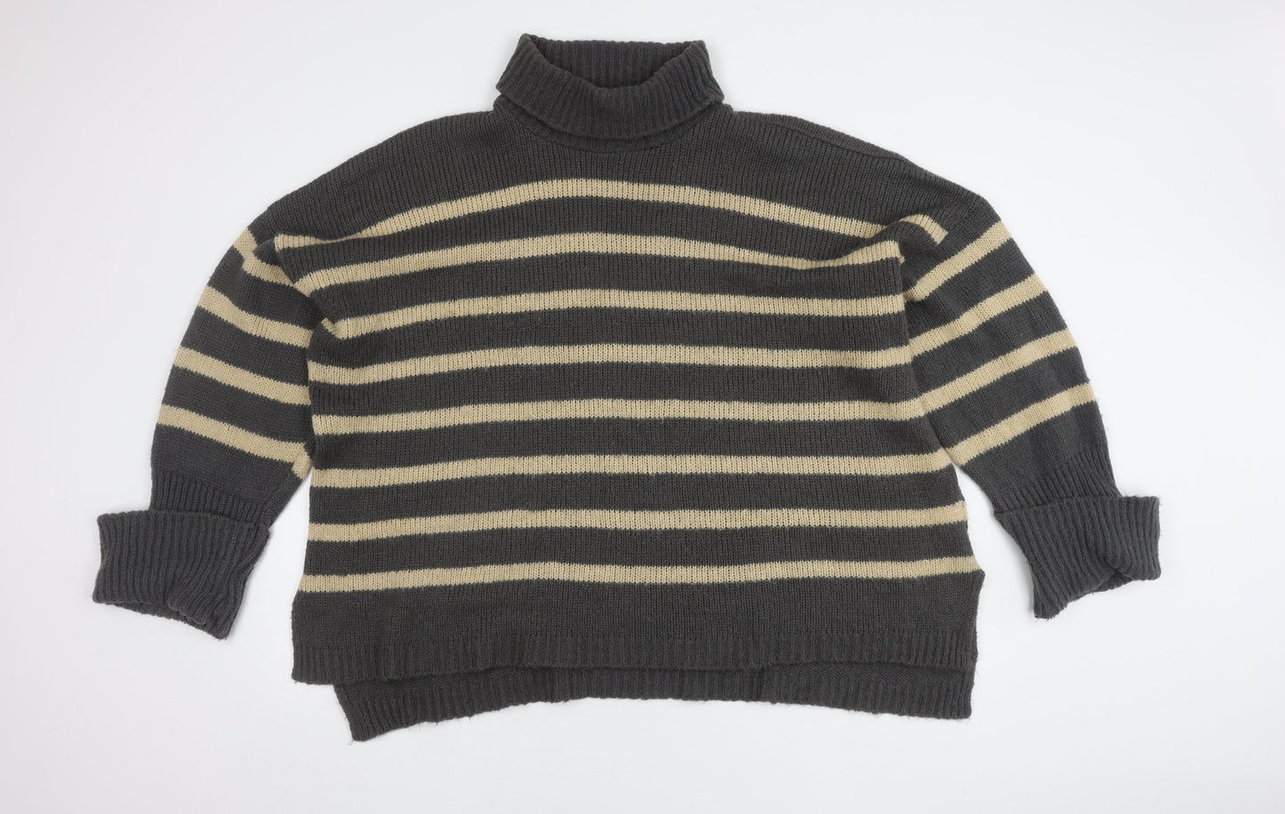 Womens UK Size 18 In the Style Multicoloured Pullover Jumper
