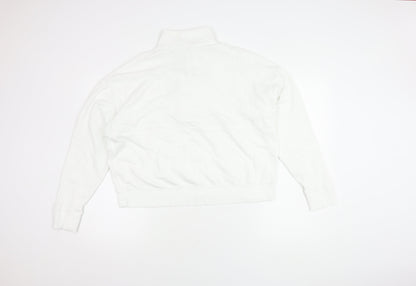Aerie Women's White Henley Sweatshirt, Size S, Casual