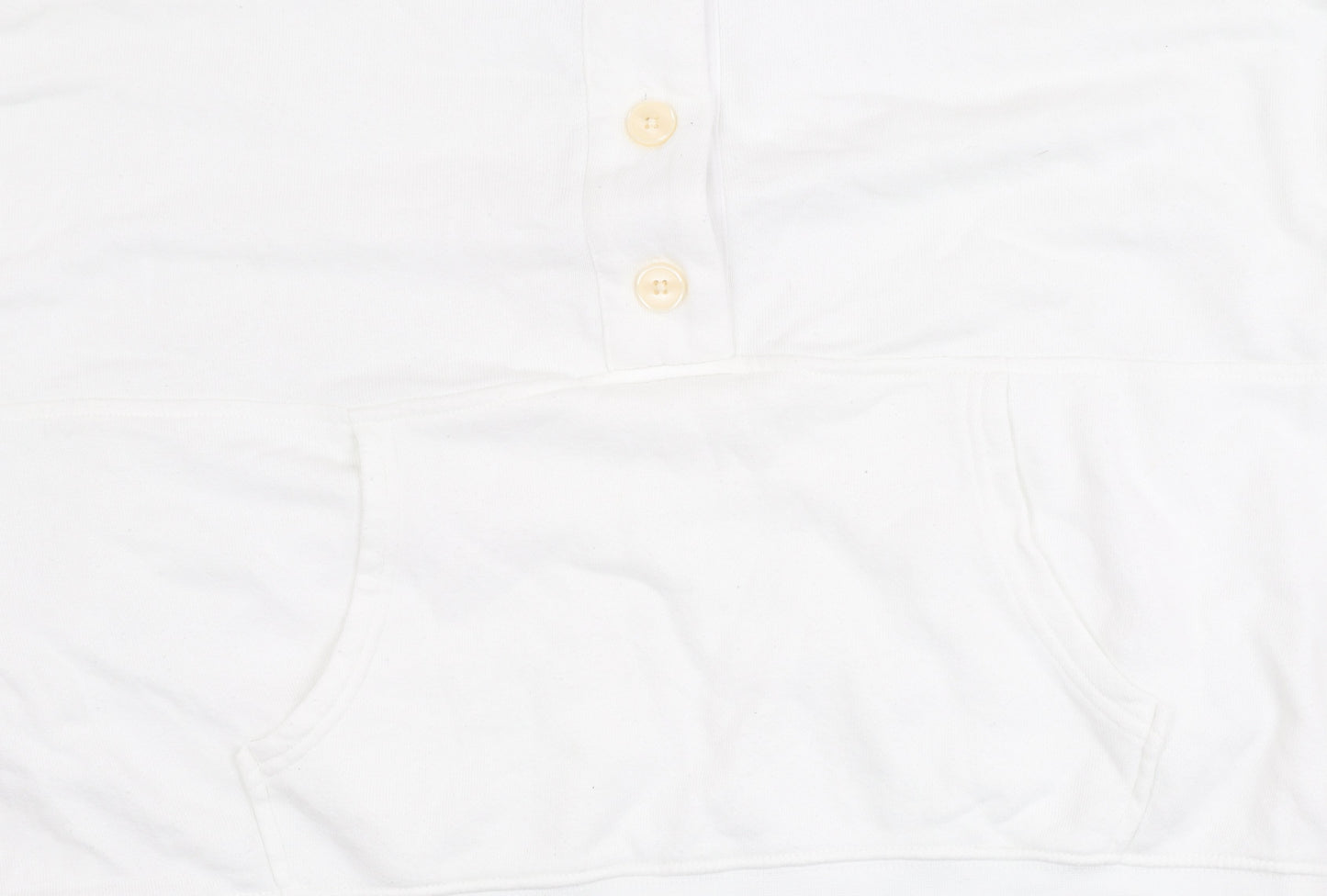Aerie Women's White Henley Sweatshirt, Size S, Casual