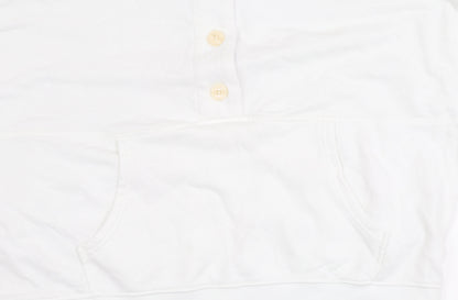 Aerie Women's White Henley Sweatshirt, Size S, Casual