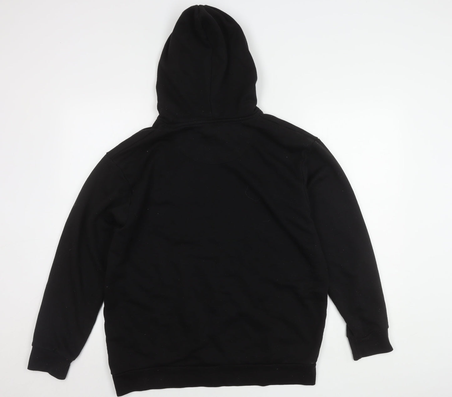 FAK-TOR Men's Black Pullover Hoodie M Graphic Print