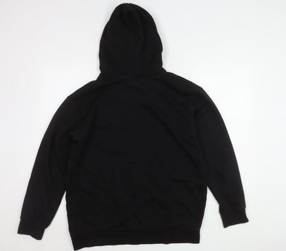 FAK-TOR Men's Black Pullover Hoodie M Graphic Print