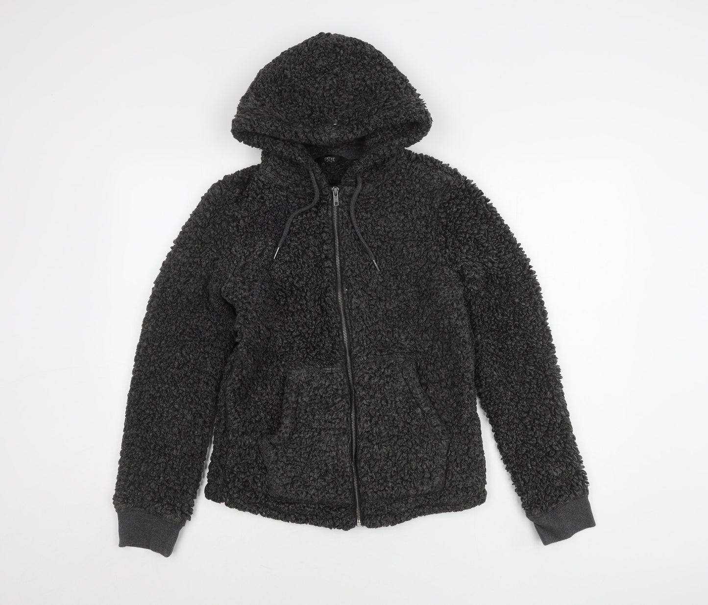 Womens UK Size XS NEXT Grey Hooded Jacket