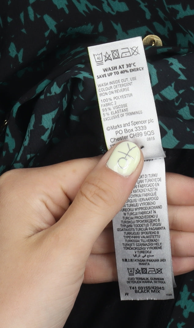 Marks and Spencer Women's Black Long Sleeve Dress